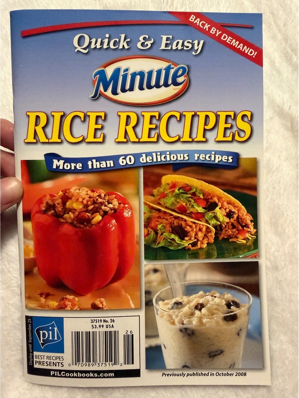Quick & Easy Minute Rice Recipes Cookbook Magazine
